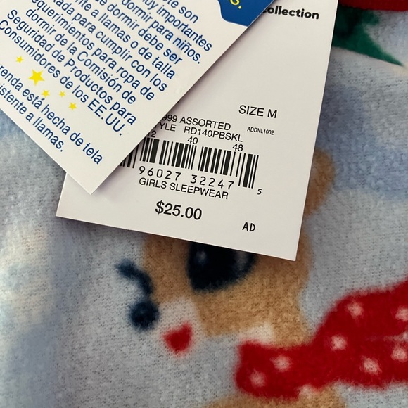 NWT Cute Rudolph and Clarise PJs - Picture 6 of 7